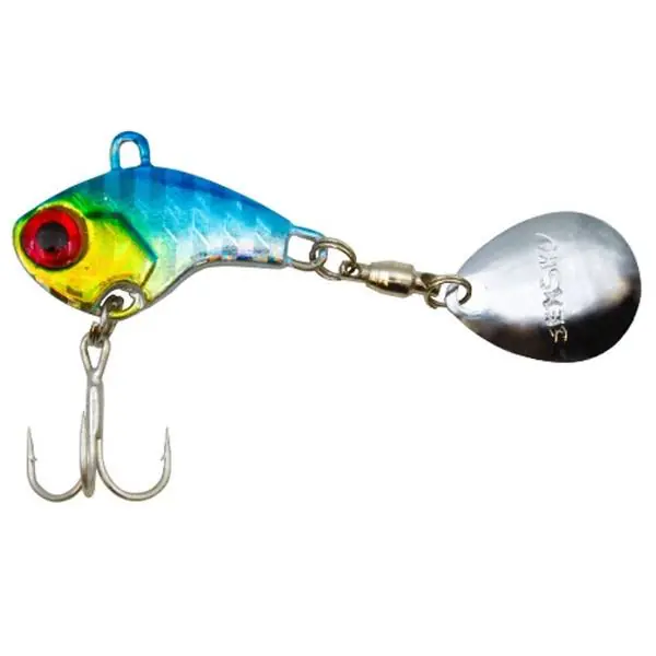 Senshu Tetracup Jig | Spinner | Blue/Silver | 65mm | Haakmaat 6 | 21g Populair