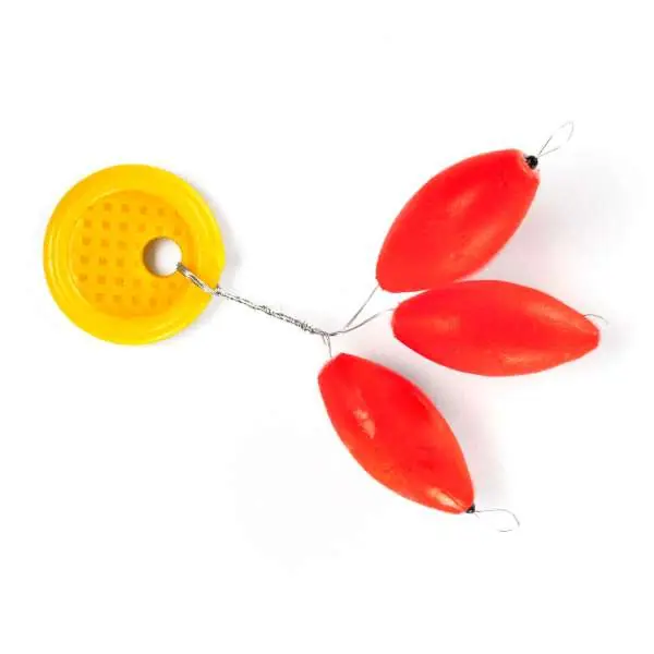 Premium Troutlook Pilot Spion Rugby | Rood | 13mm | 3 stuks