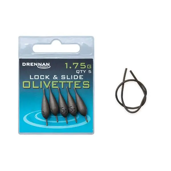 Drennan Olivettes Lock & Slide | Lood | 1.75g Aanbieding