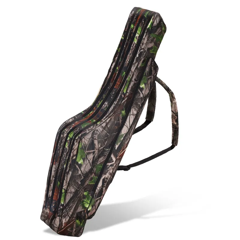 Traxis Hengel Foudraal |1.65m | Plek voor 3-Hengels | Camouflage Rod Bag Weekendaanbieding