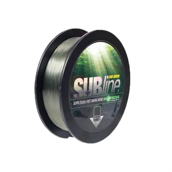 Korda Subline | Nylon Vislijn | Green | 20lb | 0.43mm | 1000m Laatste Versie