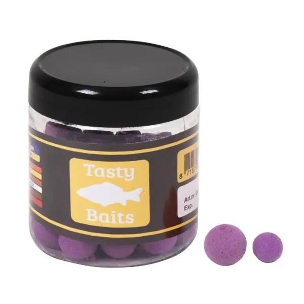 Tasty Baits Mulberry Magic Pop-Up Boilie | Mixed | 50g Gratis Retour