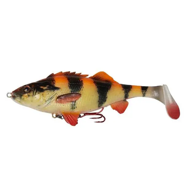 Koop Vandaag Savage Gear 4D Perch Shad | Albino | 17.5cm | 75g