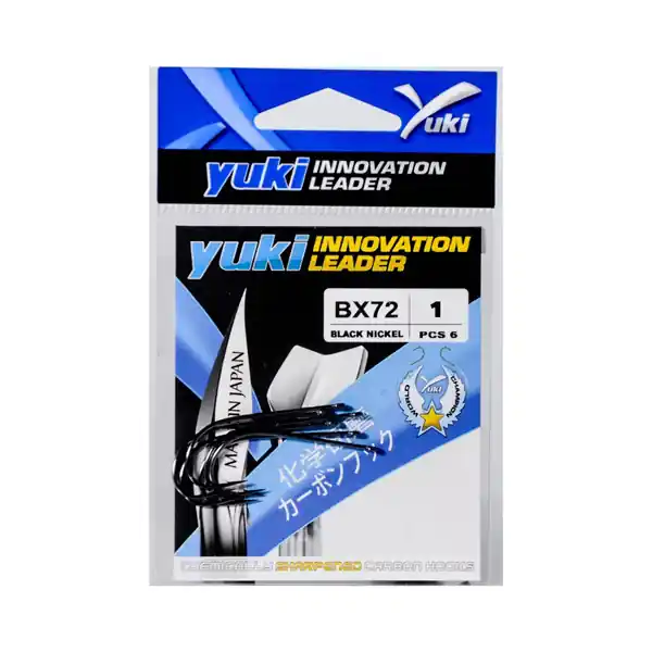 Yuki Hook BX72 | Black/Nickel | Haakmaat 1 | Haak Direct Verzonden