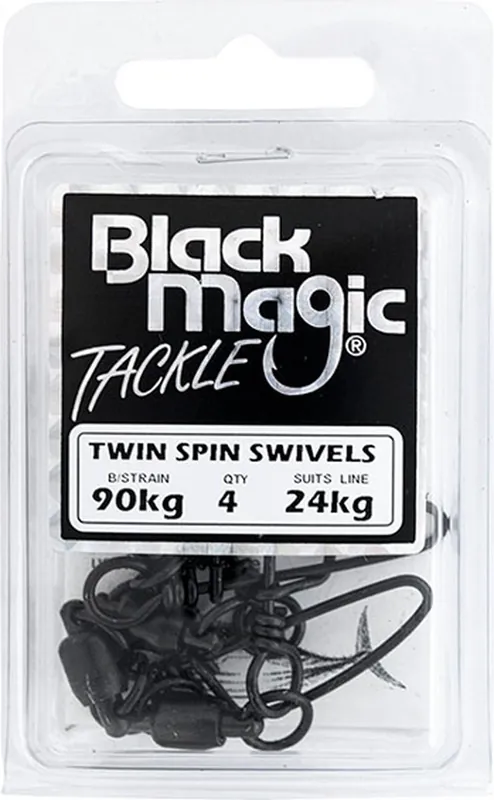 Laatste Kans Black Magic | Twin Spin | Kogel Gelagerde speldwartel 160kg 3 stuks