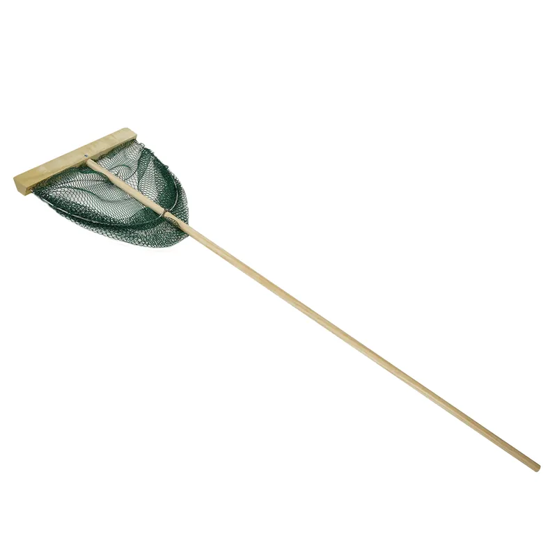 Eurocatch Garnalennet 40cm - 130cm - Houten Steel - Slootnet - Visnet Merkproduct