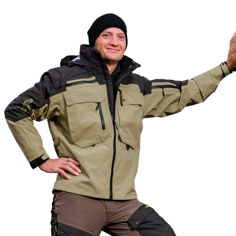 Nu Kopen Legendfossil Outdoorjack Kenai - Waterdicht Outdoorjack - Fleecevoering - Winddicht - Desert Black _ XL