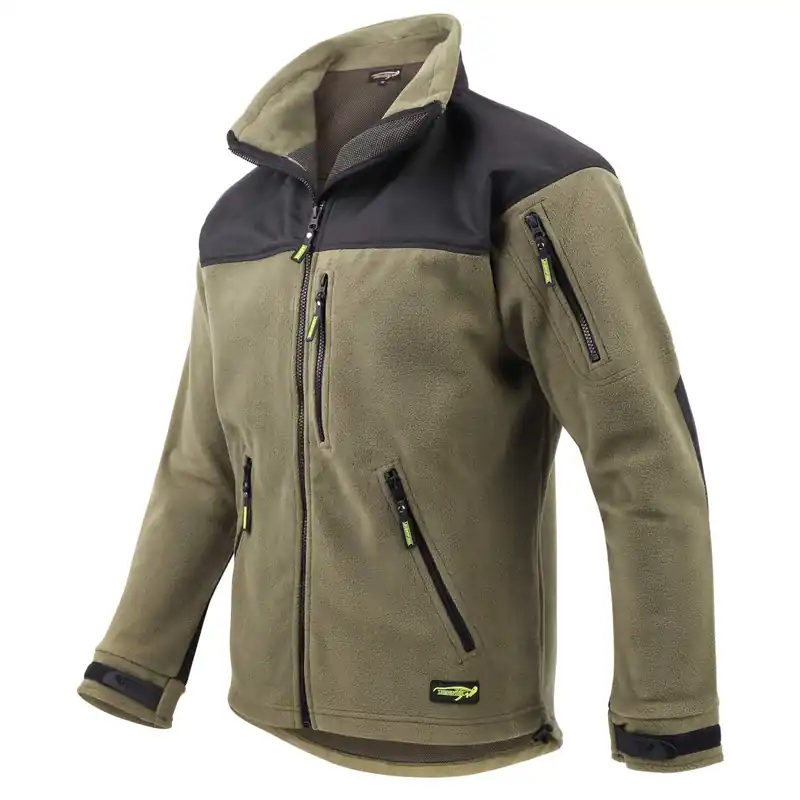 Seizoensaanbieding Legendfossil - Fleecejack Kalmar - Waterafstotend - Anti Pilling - Olive Black - M