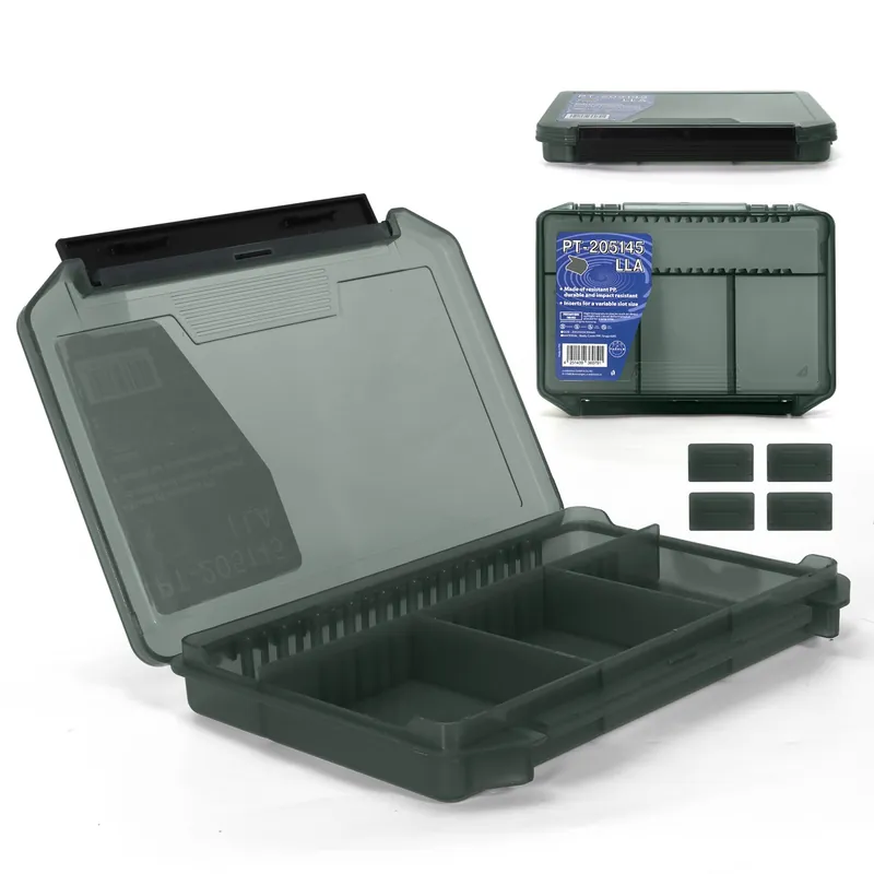 Eurocatch Pro-Tackle LureBox - Viskoffer - 20G Indeelbaar 20x15x3cm Grey Gratis Retour