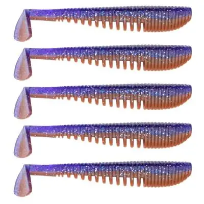 Premium Senshu - MG Shad - 10cm - 5st - Purple / Orange