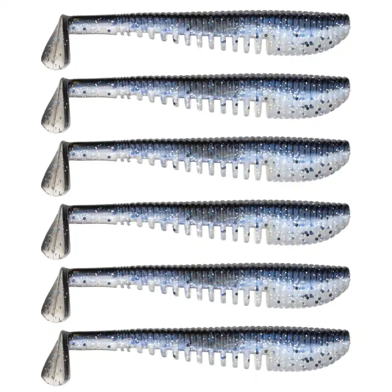 Bestseller Senshu - MG Shad - 7,5cm - 6st - Black Flash