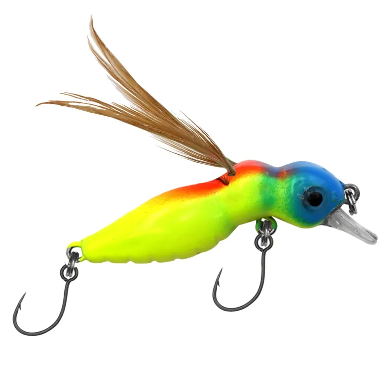 Gratis Retour Troutlook - Bee Maggot Sinking - 4,5cm - 3,4gr - Yellow