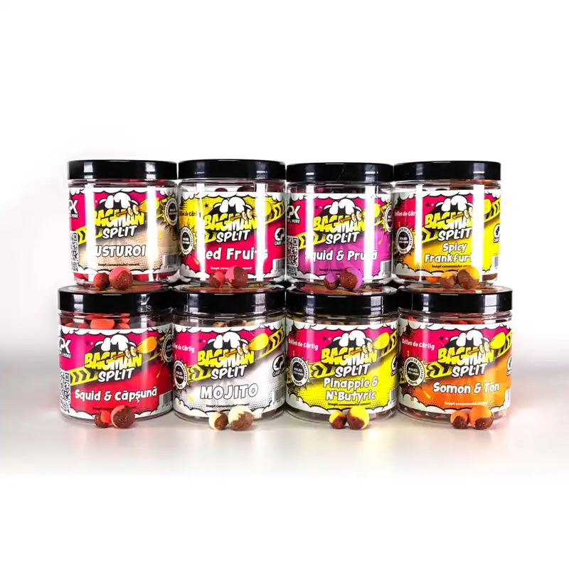 Koop Vandaag CPK Hookbait Boilies Bagman Split 10/14 MM 130 G