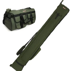 Traxis Vistassen set - Hengel foudraal - Vistas - Groen - Carryall - 12ft Holdall Korting