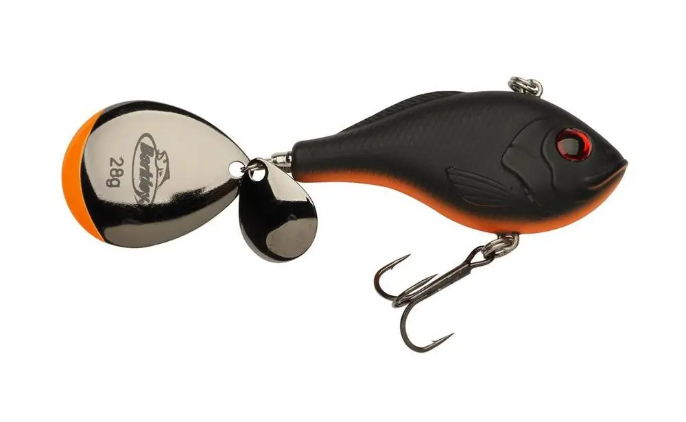 Berkley Pulse Spintail XL 18g Black Orange Favoriet