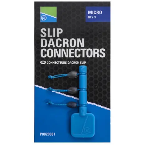 Preston Slip Dacron Connector - Micro Op = Op