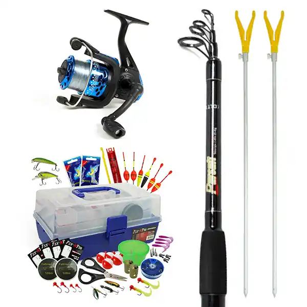 FISH-XPRO Starterset deluxe - Vishengel Set Must-Have