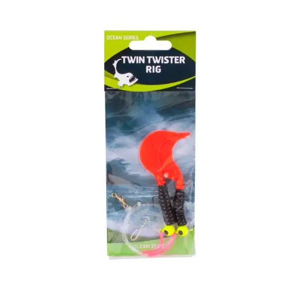 Express Levering Eurocatch Twin Twister Rig 2 Hooks Onderlijn
