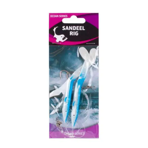 Beperkt Aanbod Eurocatch Fishing Sandeel Rig - 2 Haaks 4/0 - Onderlijn
