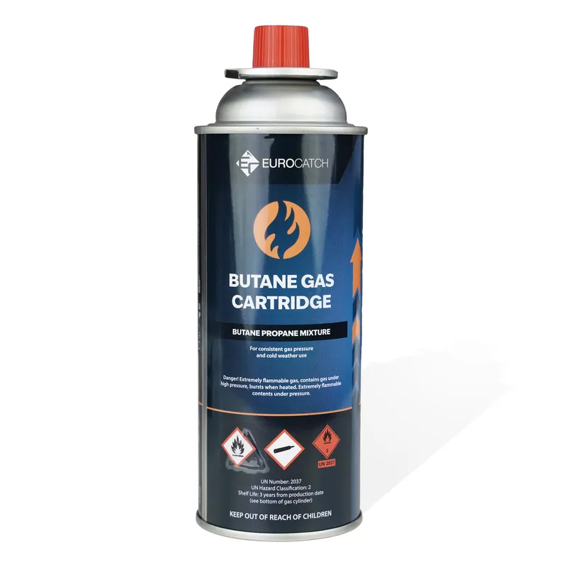 Eurocatch Gas Cartridge Butane 227g - Gasbusje Butaan - Propaan Finale Uitverkoop