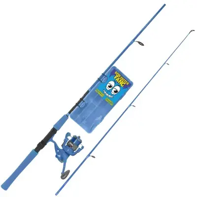 Eurocatch Werphengel set - compleet - Blauw met lichtgevende werpmolen Express Levering