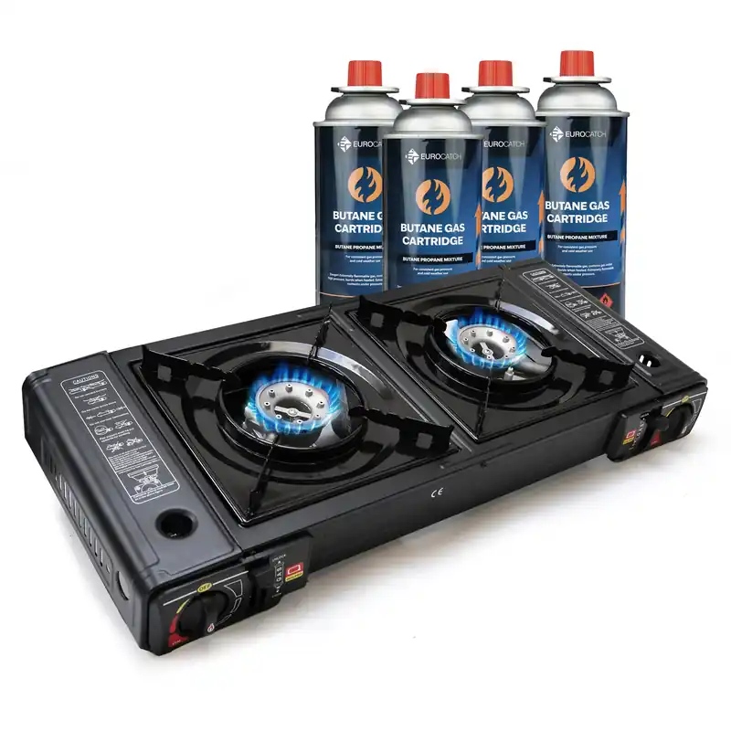 Aanbieding Eurocatch Dual Gas Stove 2 pits Kooktoestel op gas