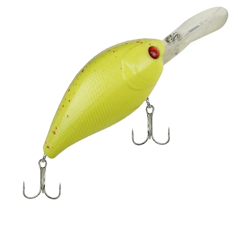 Viper Pro Crusher DD - 7cm - Rattlin - Yellow Splatter Voordeelprijs