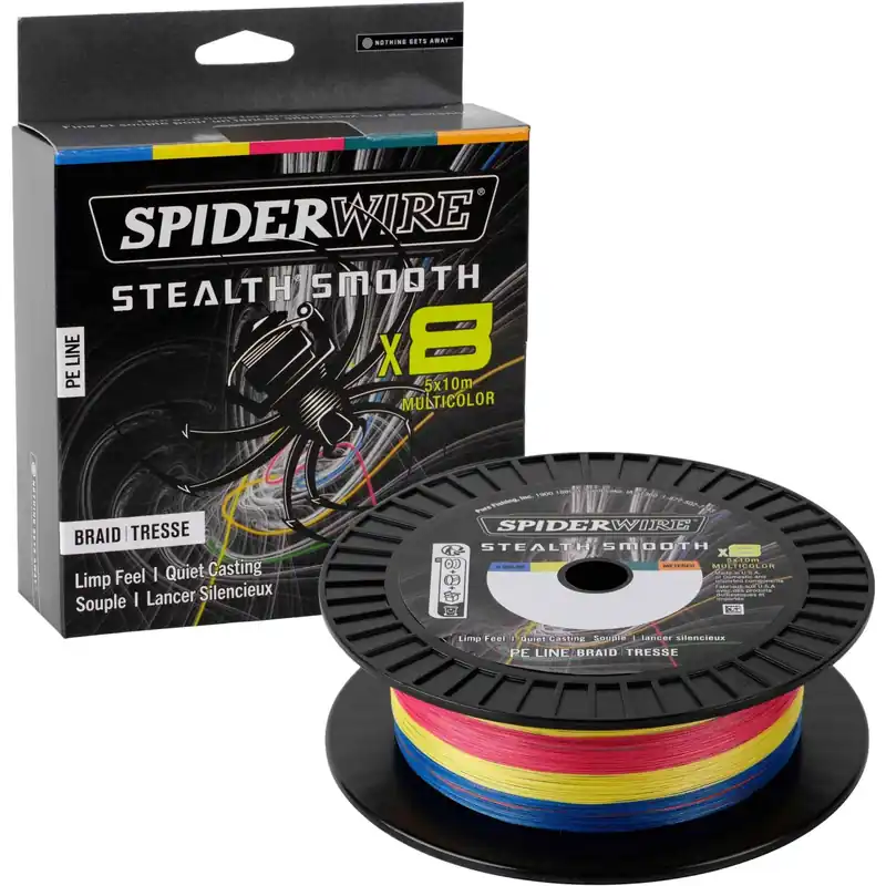 Beperkte Voorraad Berkley Spiderwire Stealth Smooth X8 - 5x10m - 600m - 38.1kg - 0.33mm