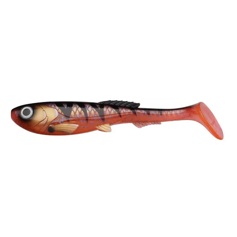 Must-Have Abu Beast Paddletail - 17cm - 1pcs - Red Tiger