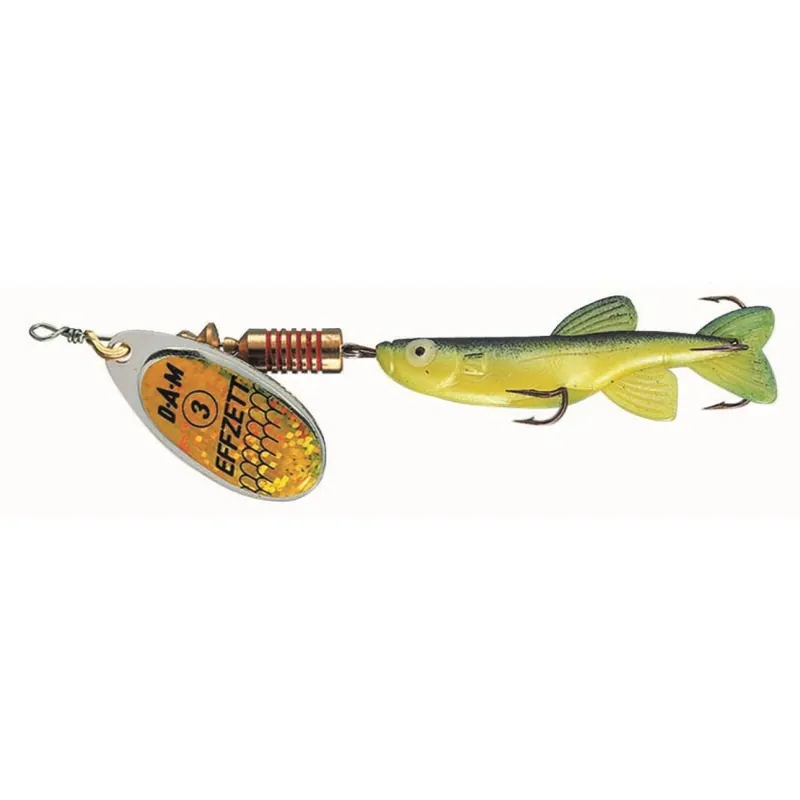 Dam Minnow Spinner 3 - 7G - Sinking - Yellow/Black Express Levering