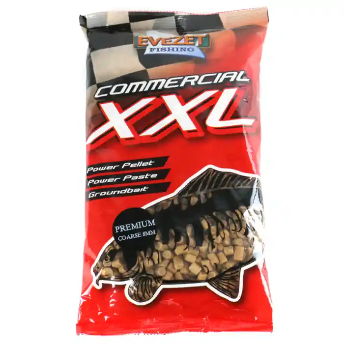 Evezet Commercial pellets - XXL - Premium Coarse - 8mm Betrouwbaar