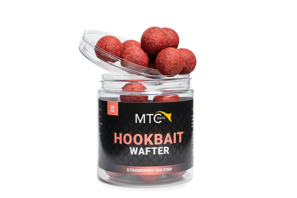 MTC Hookbait Wafter - Strawberry Big Fish - 20mm Nieuw