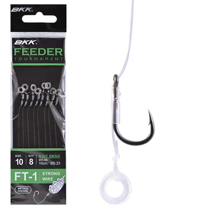BKK Feeder Tournament - FT-1 Bait Band Rigs - Size 12# Flitsaanbieding