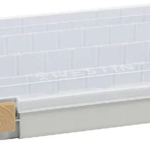 Laatste Versie Westin W3 Tackle Box - Medium - Grey/Clear - 27.5x18.5x4.5cm