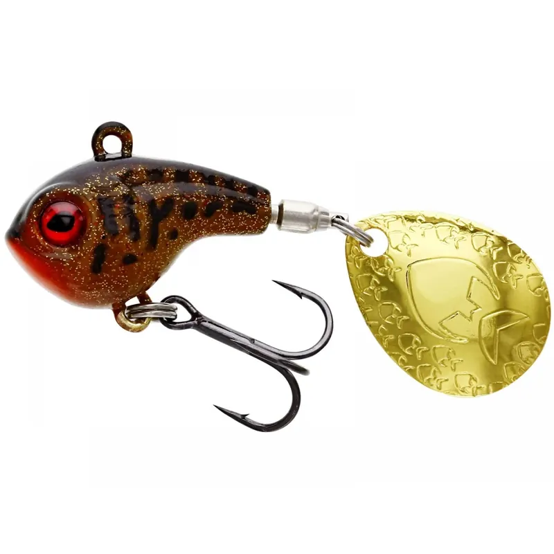 Gereduceerde Prijs Westin Dropbite Spin Tail Jig - 3,2cm - 12g - Sinking - Motoroil Burbot