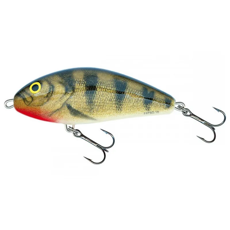 Salmo Fatso - Floating - 10cm - Emerald Perch Op = Op