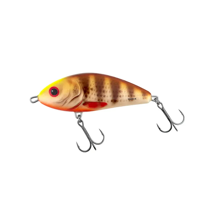 Salmo Fatso - Sinking - 12cm - Spotted Brown Perch Superprijs