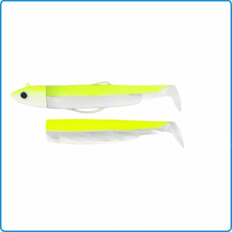 Fiiish Black Minnow - Combo Offshore - 25g - Fluo Yellow - 12cm Laatste Versie