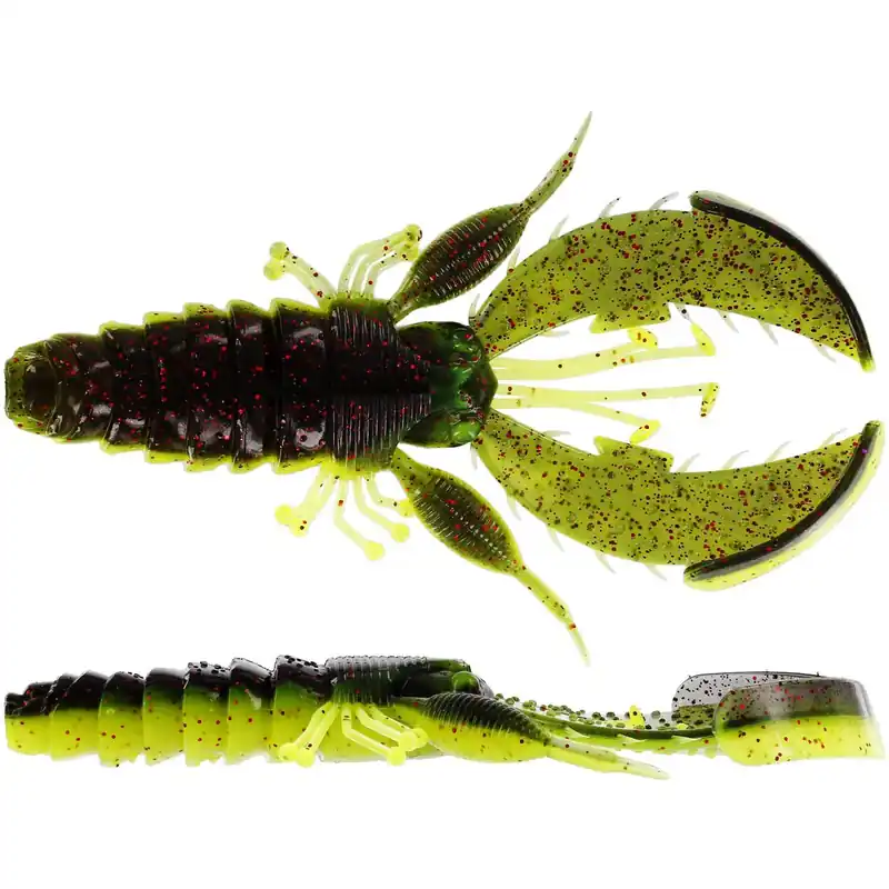 Westin CreCraw - Creaturebait - 6,5cm - 4g - Black/Chartreuse - 6pcs Gecertificeerd