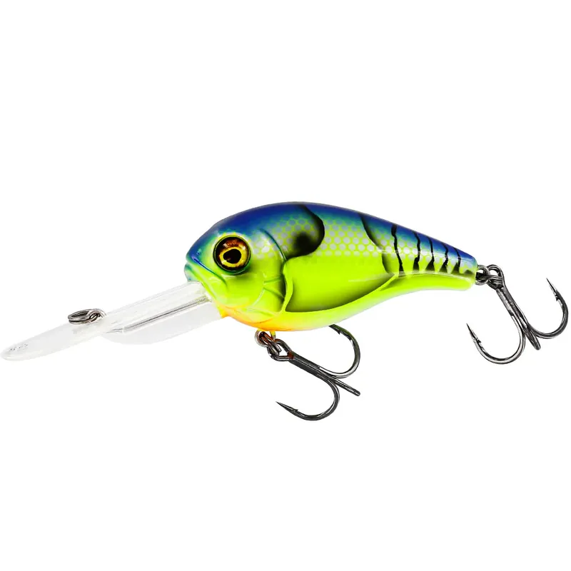 Bestel Nu Westin Megabite - DR Crankbait - 7cm - 30g - Floating - Chartereuse Blue Craw