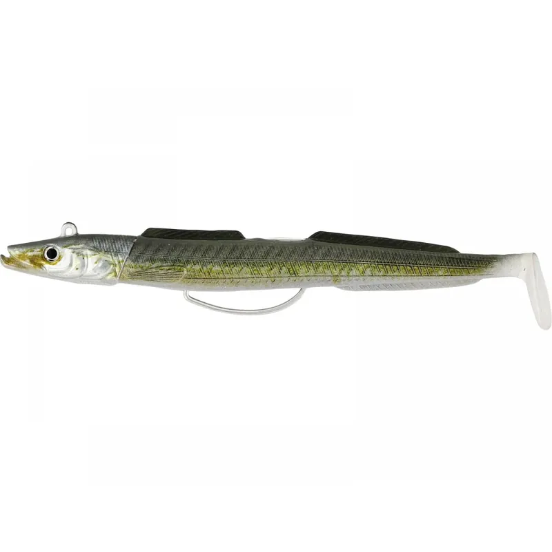 Beperkte Voorraad Westin Sandy Andy - Weedless Jig - 13cm - 23g - Real Sandeel