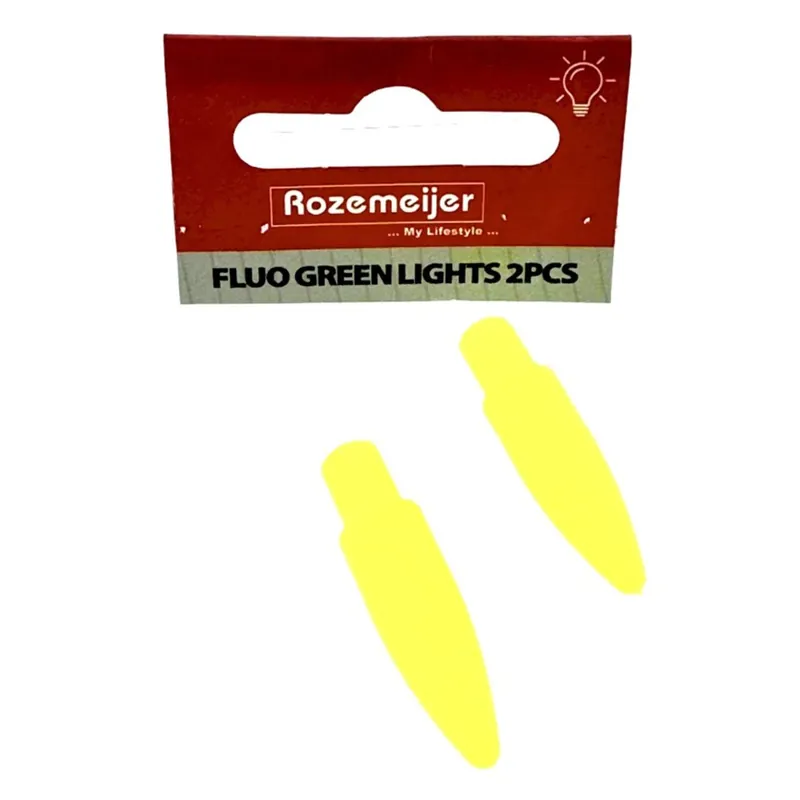 Rozemeijer Fluo Green Lights for Pike and Dart Float with light - 2p Shop Nu