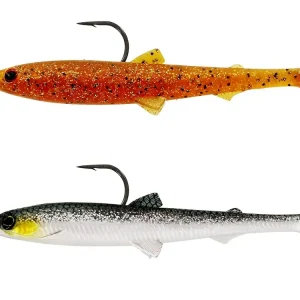 Westin - Bullteez Shadtail - R 'N R - 9.5Cm #4/0 7G - Clear Water Mix 6 - 2Pcs Lage Prijs