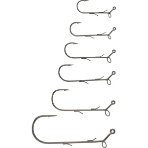 Rechtstreeks Van De Fabrikant Westin - Switch Rig Hook - #1/0 - Black Nickel - 5Pcs