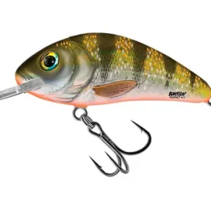 Salmo Rattlin' Hornet Floating - 4,5cm - Yellow Holographic Perch Gratis Retour