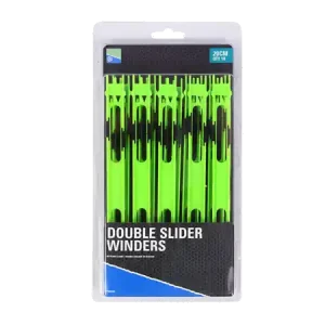 Korting Preston Double Slider Winders - 20cm - Green