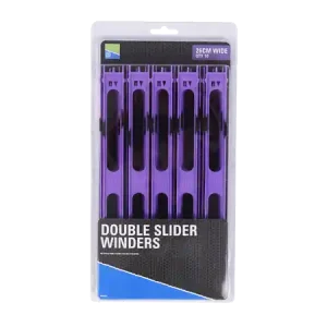 Gratis Retour Preston Double Slider Winders wide - 26cm - Purple