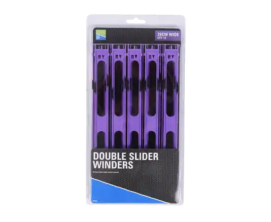 Gratis Retour Preston Double Slider Winders wide - 26cm - Purple