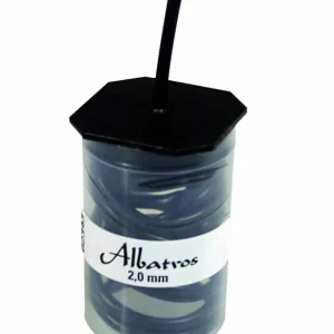 ALBATROS HENGELSPORT ALBATROS HENGELSPORT Silicon Slang 0.5mm Zwart Betaalbaar