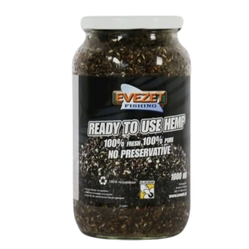 EVEZET Hennep In Glazen Pot (1L) Dagaanbieding